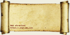 Danijela Džaković vizit kartica